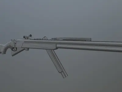 Modular TOZ-34 Low-poly 3D model