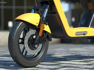 Electric Moped 3D model
