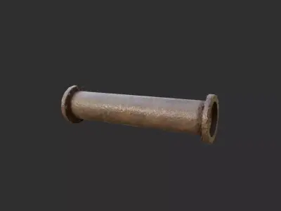 Modular Pipes Low-poly 3D model from CGTrader
