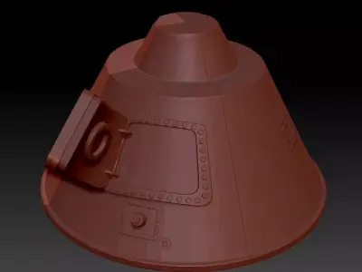 space capsule Free 3D print model