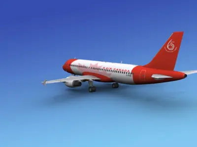 Airbus A320 Air Canada 65 3D model