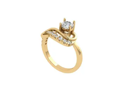 Wedding Ring  3D print model 219