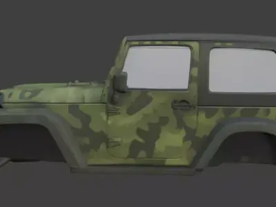 Jeep upper part 3D model