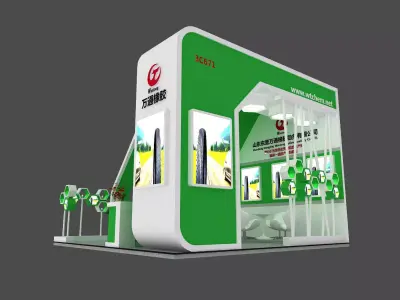 Exhibition - Area -6X6-3DMAX2010-020 3D model