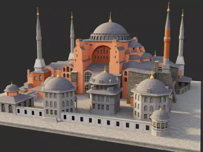 Hagia Sophia 3D model by marlene008