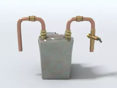 laos Game Gas Meter Low-poly 3D model
