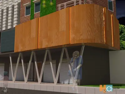 Commercial Complex 3D model buy