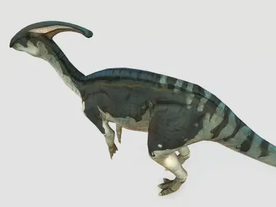Parasaurolophus Low-poly 3D model