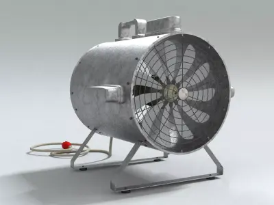 laos Industrial Fan 3D model