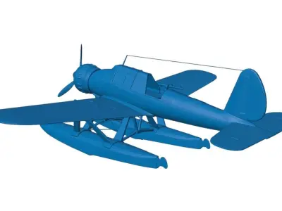 1-32 scale Arado Ar 196 A-3 Reconnaissance Monoplane Free 3D model