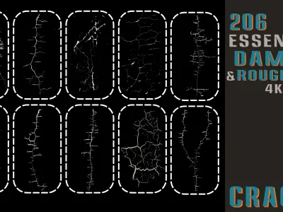 206 Essential Damage and Roughness Alpha-Vol2 Texture