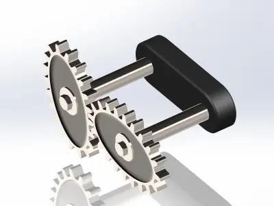 Elliptical Gear - SolidWorks 3D model