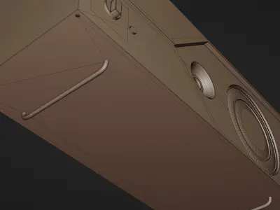 Audio System Free low-poly 3D model buy