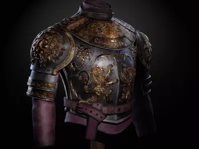 Game of Thrones Armor Low-poly 3D model