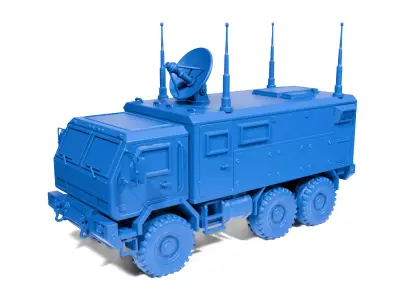 Military Radar Truck 3D print model