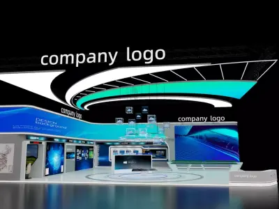 Booth design 3D model order