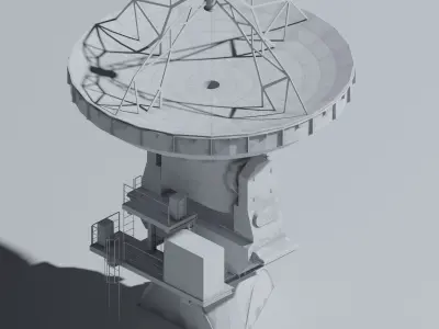  Atacama Large Millimeter Array Dish - ALMA 3D model