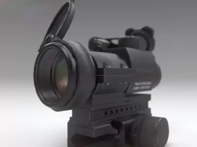 Aimpoint PRO Patrol Rifle Optic Low-poly 3D model