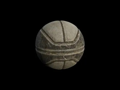 Anydrafts Old basketball 01 Low-poly 3D model