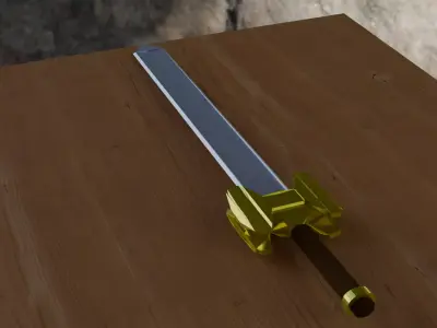 Sword Free 3D model 2