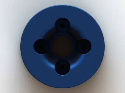 Aluminum Cooling Head for RC Cars 3D model