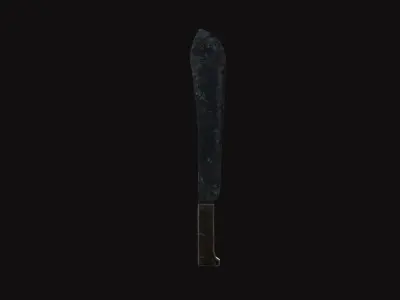 Medieval Machete Low-poly 3D model