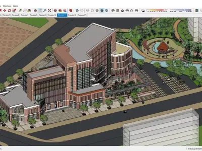 Sketchup Office building 194 3D model