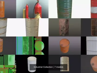 Industrial Collection 3D Model Pack