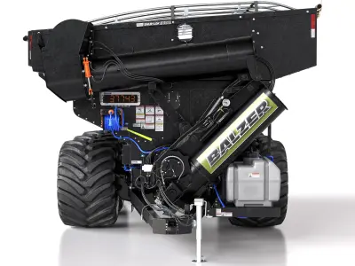 Balzer 2850 Grain Cart Low-poly 3D model