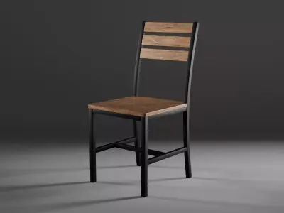 Industrial Style Chair 3D model