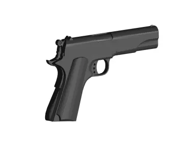 M1911 pistol 3D model purchase