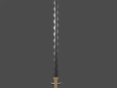 Two Handed Swords 3D model