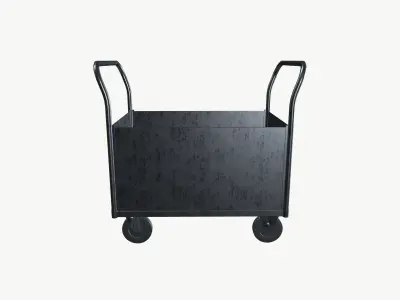 Table Hand Truck or Dolly Low-poly 3D model