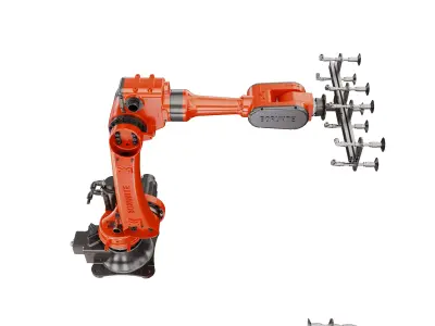Industrial Robot Pack Low-poly  3D model