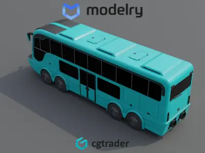 Amphibious Bus 3D model