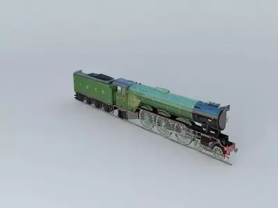FLYING SCOTSMAN A3 Mc Alpine 1973 Textured Free 3D model