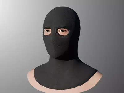 Tactical Balaclava Low-poly 3D model