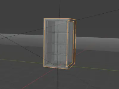 Fridge with energy drink Animation type commercial 3D model