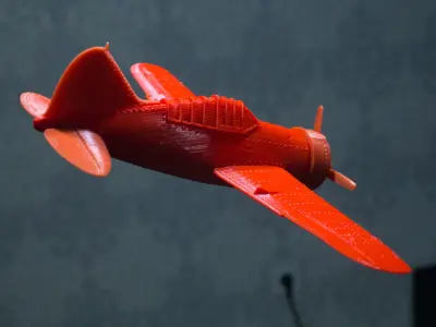 F2A Buffalo USA Airplane 3D print model