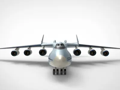 Antonov An-225 Mriya 3D model purchase