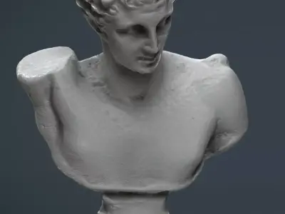 BUST of person Low-poly 3D model purchase