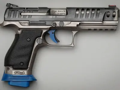 Walther PPQ Low-poly 3D model