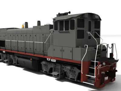 EMD MP15 Free 3D model