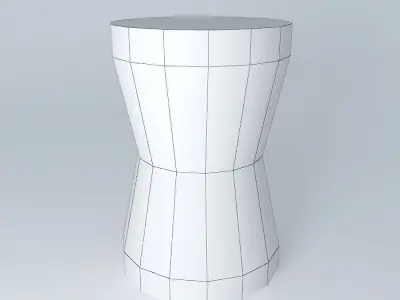 Side solid block 3D model