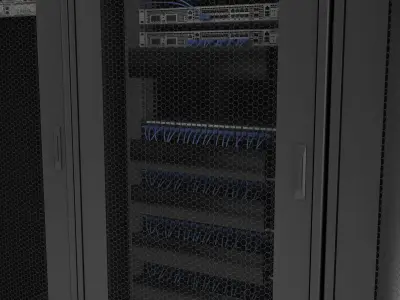  Server Room HD 3D model