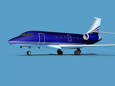 Dassault Falcon 2000 V01 3D model purchase