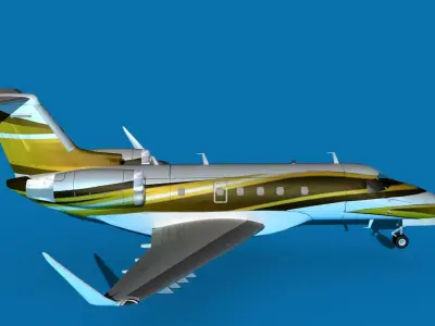 Embraer Praetor 500 V07 3D model