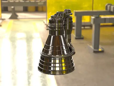 Rocket Engine 3D model