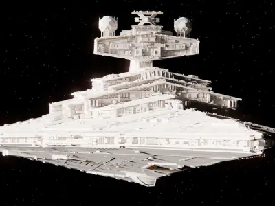 Imperial I-Class Star Destroyer 3D model