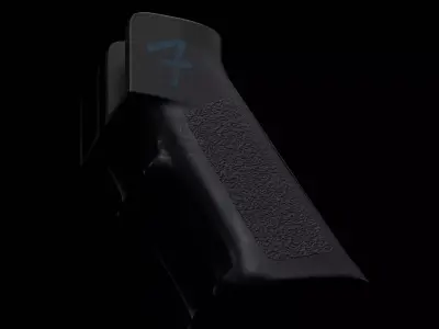 AR-15 A2 Grip Low-poly 3D model